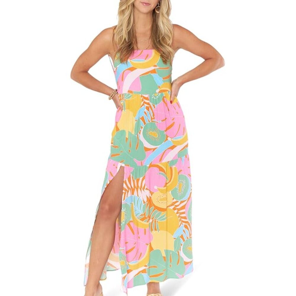Show Me Your Mumu Women's Julia Tropical Maxi Dress Size XS NWT